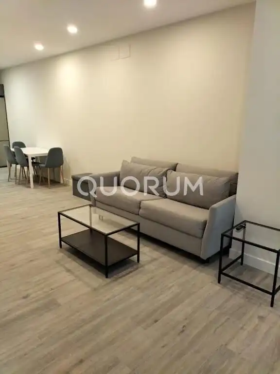 Sala de estar de Piso de alquiler en Santurtzi  con Terraza y Amueblado