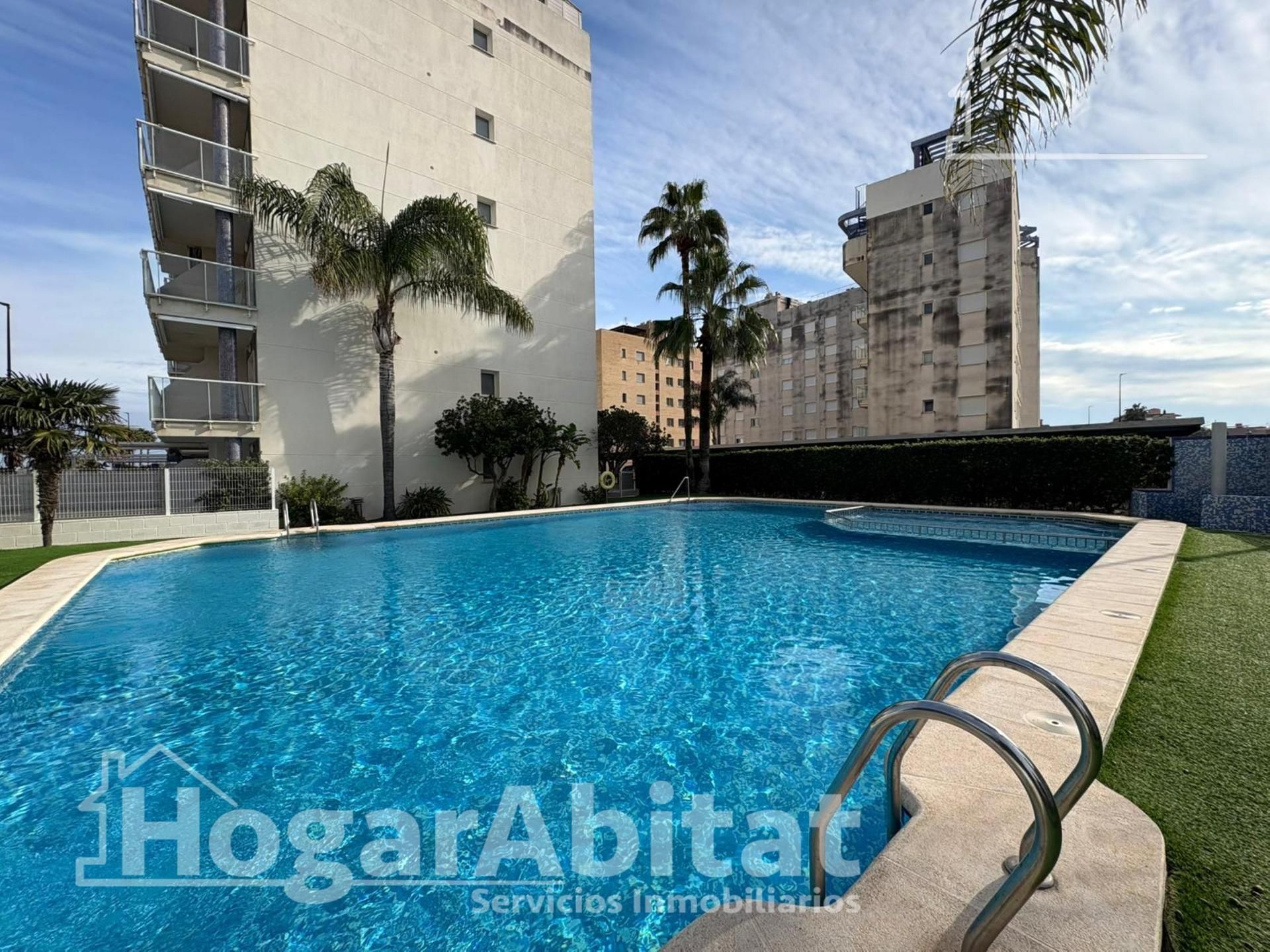 Swimming pool of Flat for sale in Daimús  with Air Conditioner, Terrace and Balcony