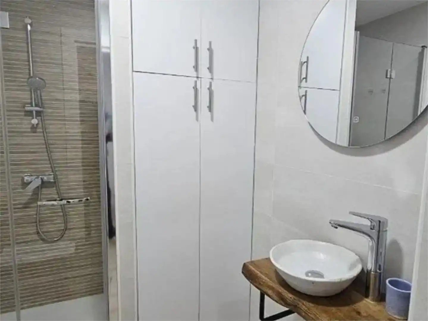 Badezimmer von Wohnung zur Miete in Málaga Capital mit Klimaanlage