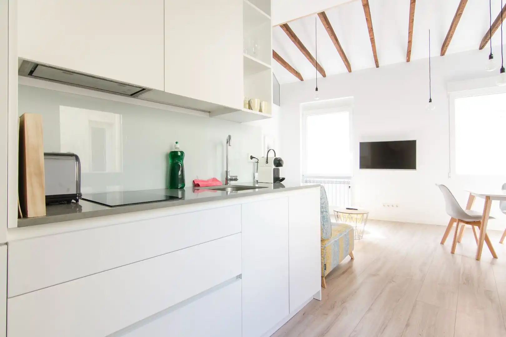 Cocina de Ático en venta en Madrid con Calefacción y Amueblado