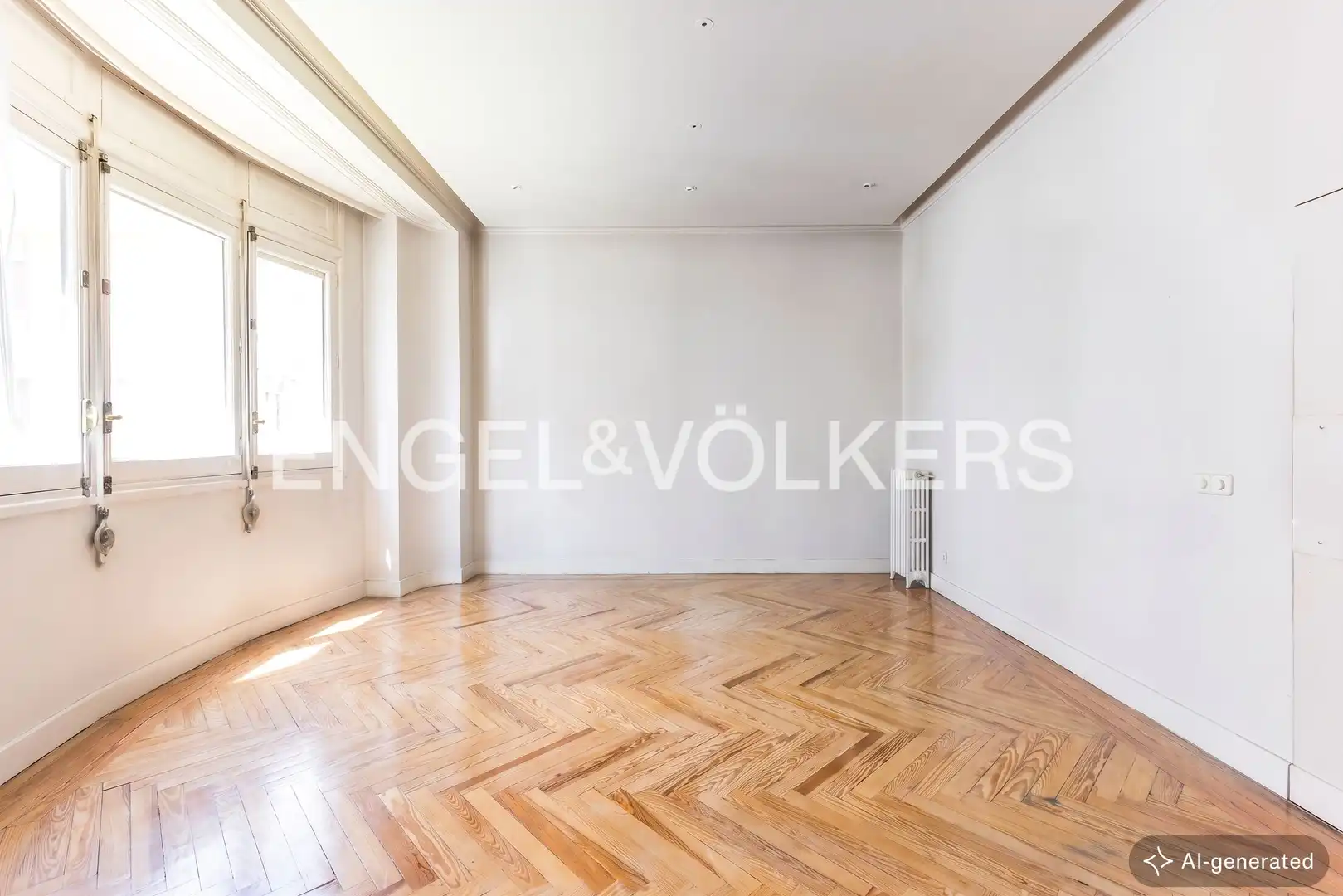 Living room of Flat for sale in Madrid  with Air Conditioner, Heating and Storage room