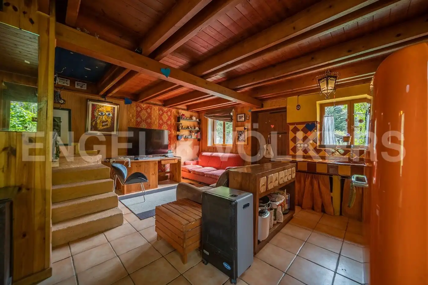Sala de estar de Casa o chalet en venta en Es Bòrdes con Trastero y Amueblado