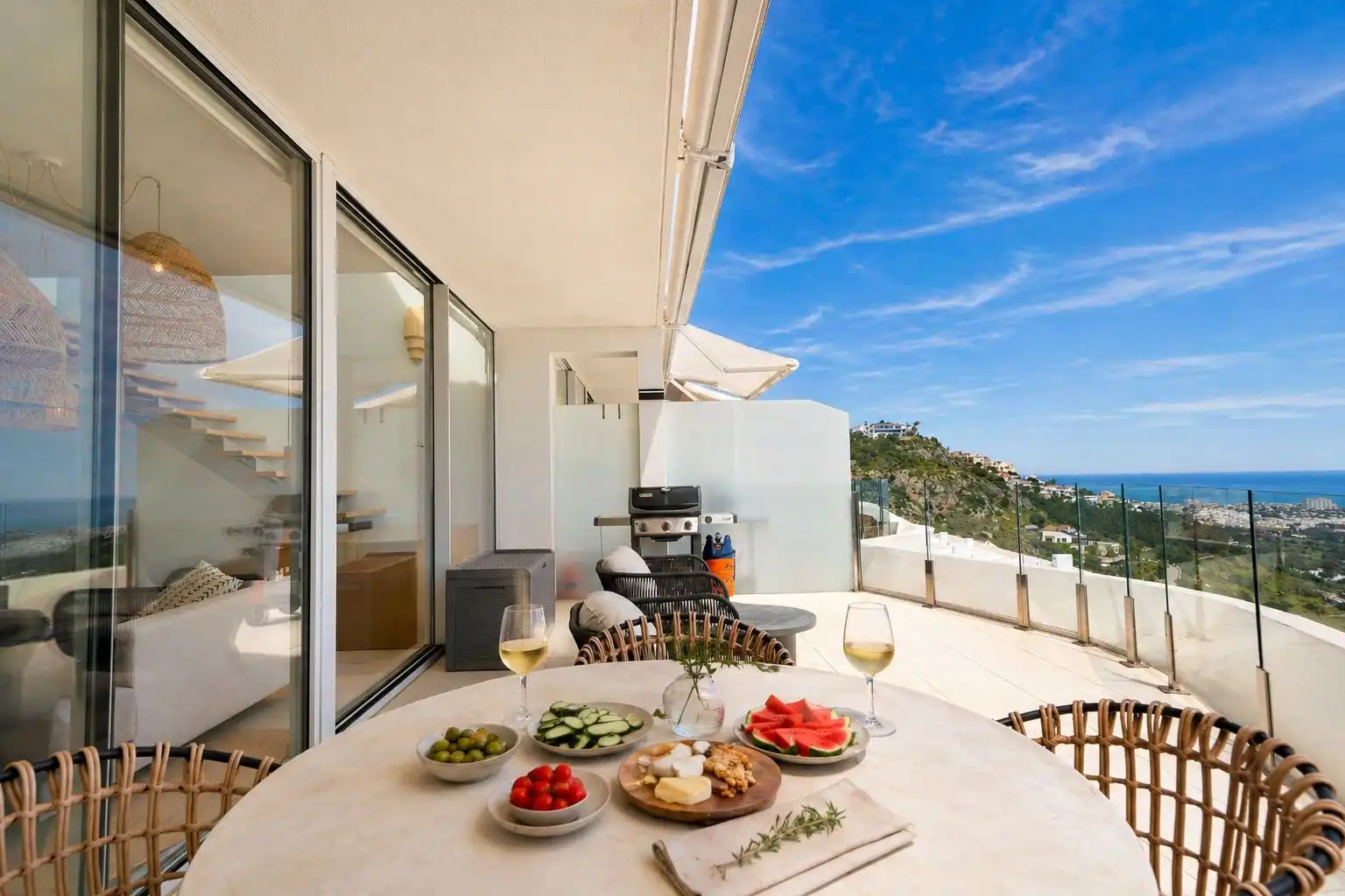Terraza de Ático en venta en Benalmádena con Jardín privado, Alarma y Piscina comunitaria