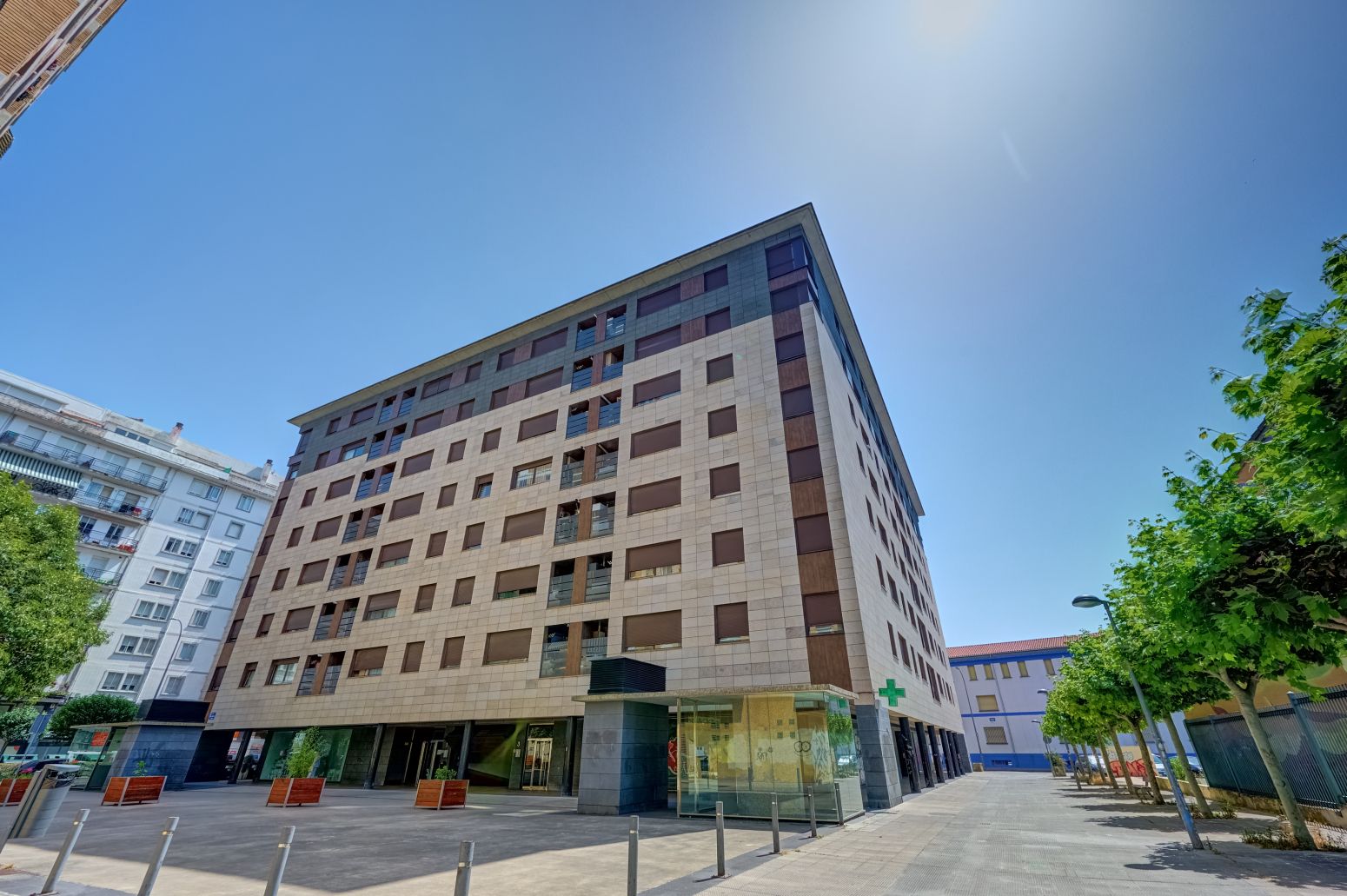 Exterior view of Flat for sale in Burlada / Burlata  with Heating, Parquet flooring and Storage room
