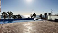 Swimming pool of Flat for sale in Badalona  with Air Conditioner, Heating and Private garden