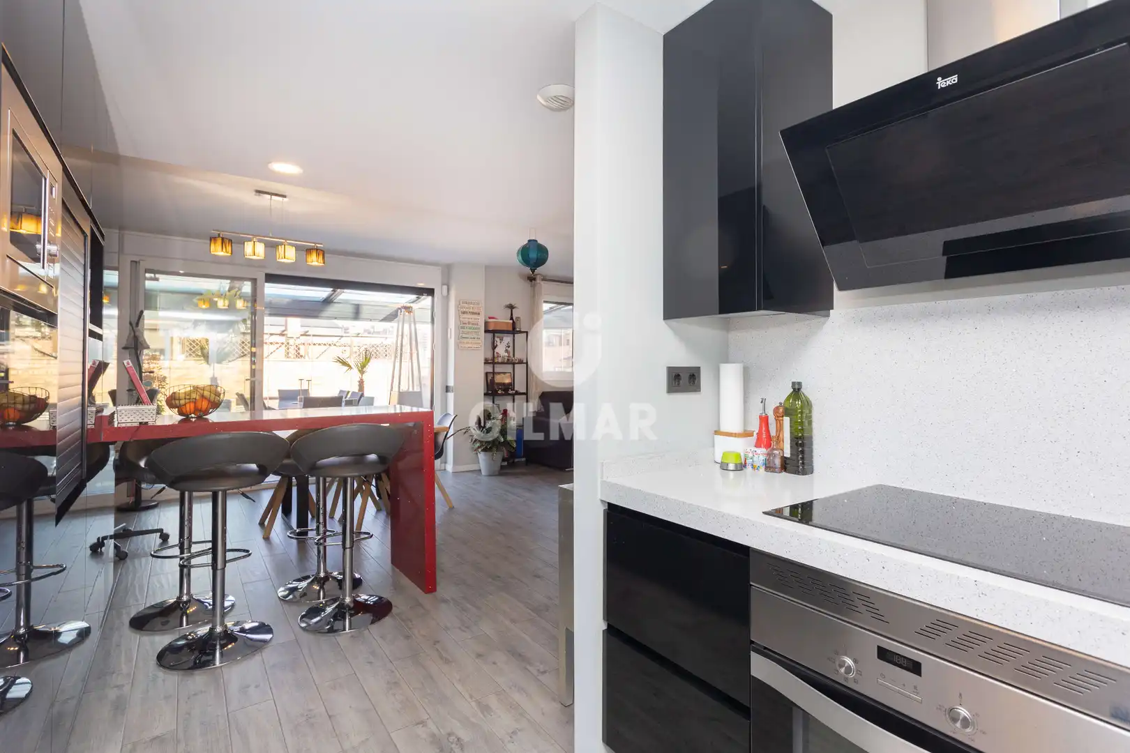 Kitchen of Attic for sale in Madrid  with Heating, Private garden and Storage room