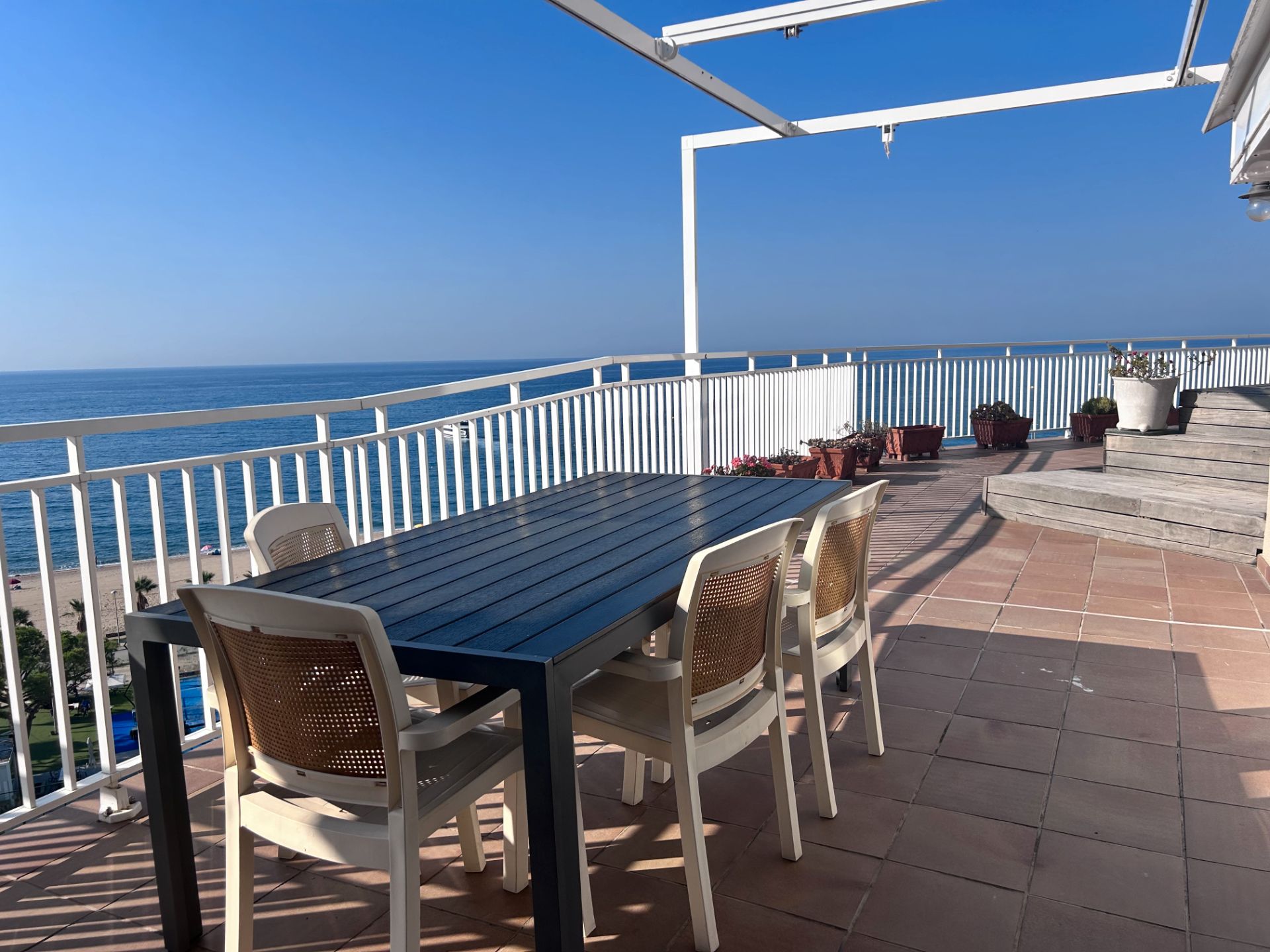 Terrace of Attic for sale in Pineda de Mar  with Air Conditioner, Heating and Parquet flooring