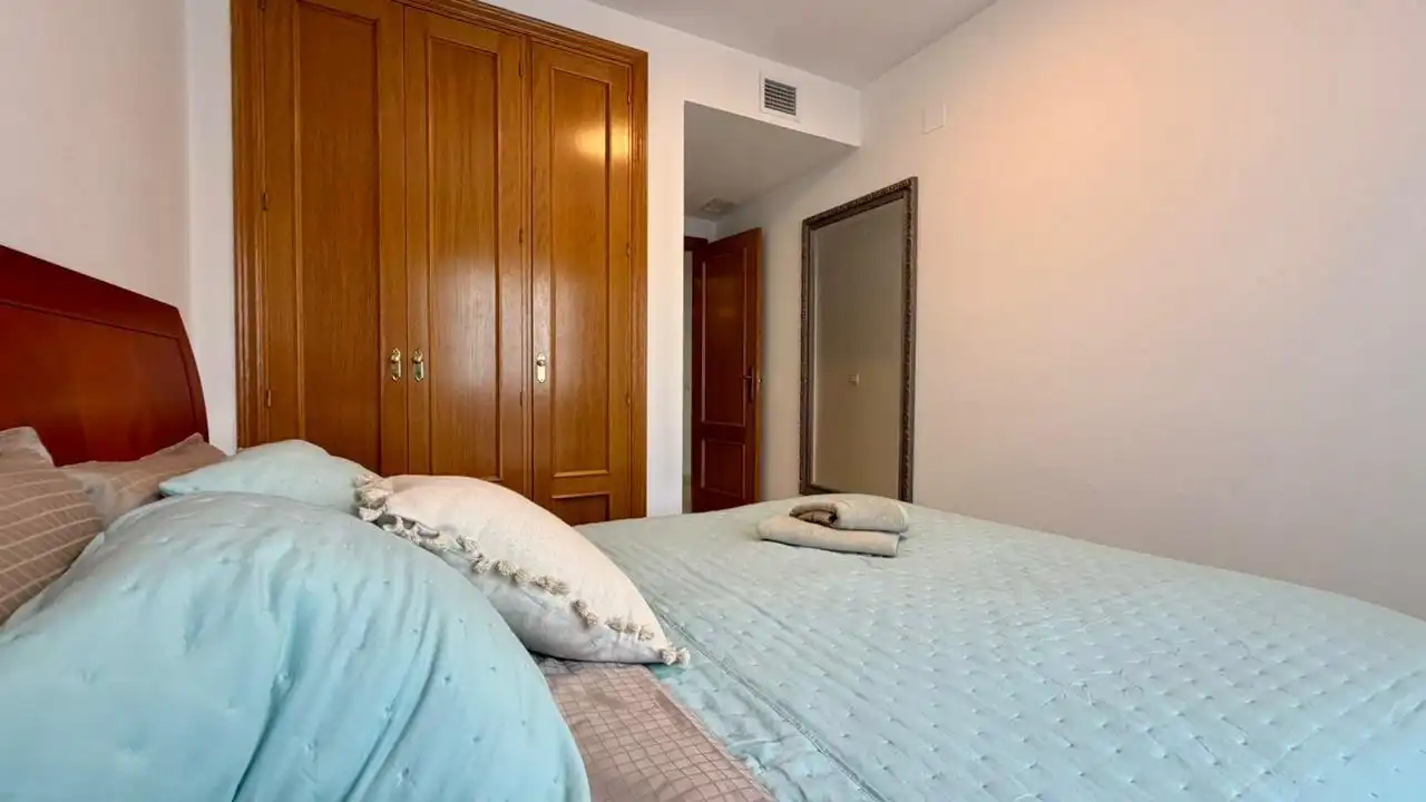 Bedroom of Apartments for rent in Villajoyosa / La Vila Joiosa  with Heating