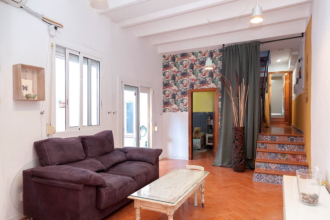 Sala d'estar de Planta baixa en venda en  Barcelona Capital