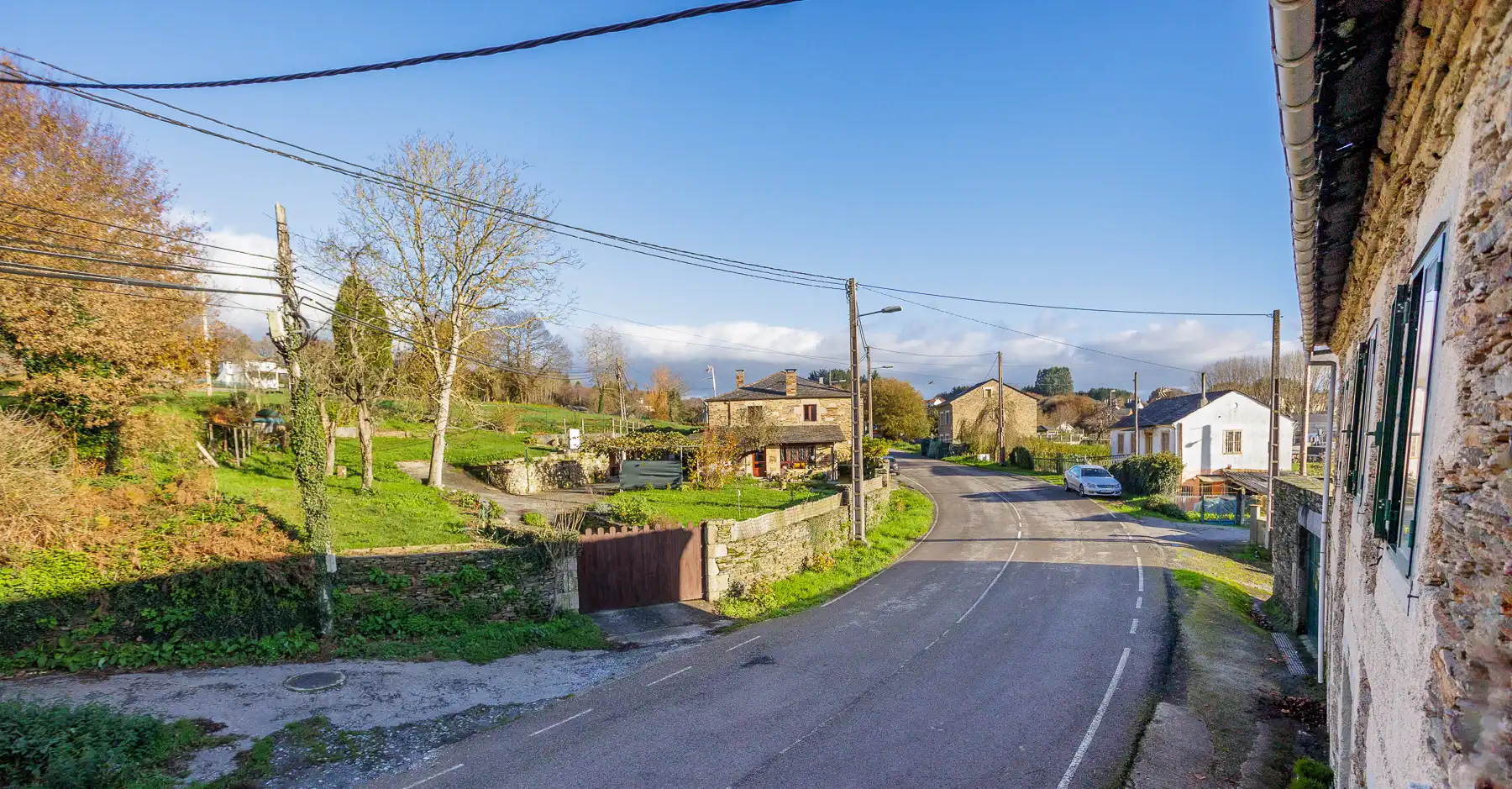 Vista exterior de Casa o chalet en venta en Lugo con Jardín privado, Terraza y Amueblado