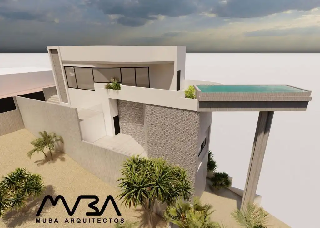 Vista exterior de Casa o chalet en venta en Mazarrón con Jardín privado, Terraza y Piscina