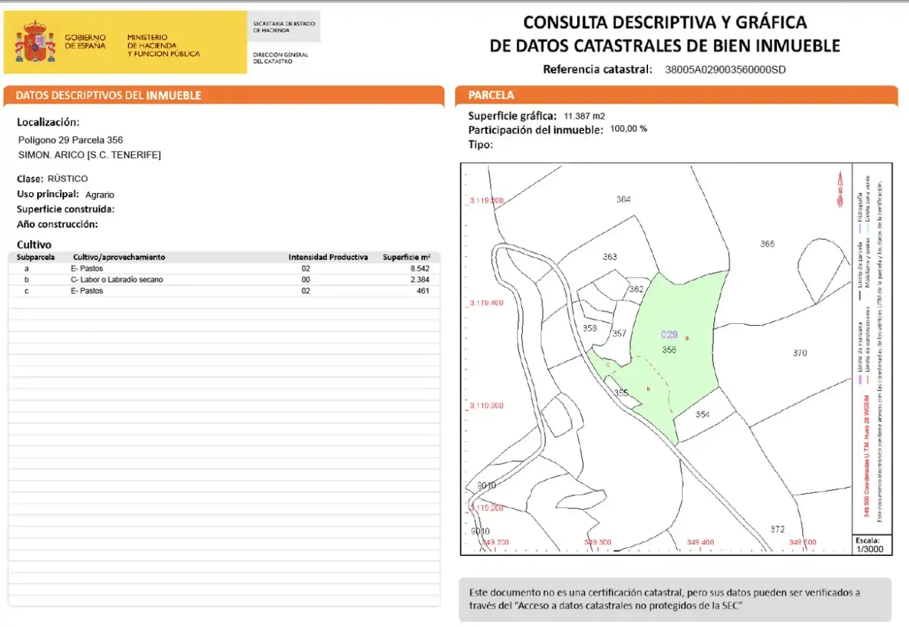 Rustikales Grundstück zum Verkauf in poligono 29, parcela 356, imagen 5
