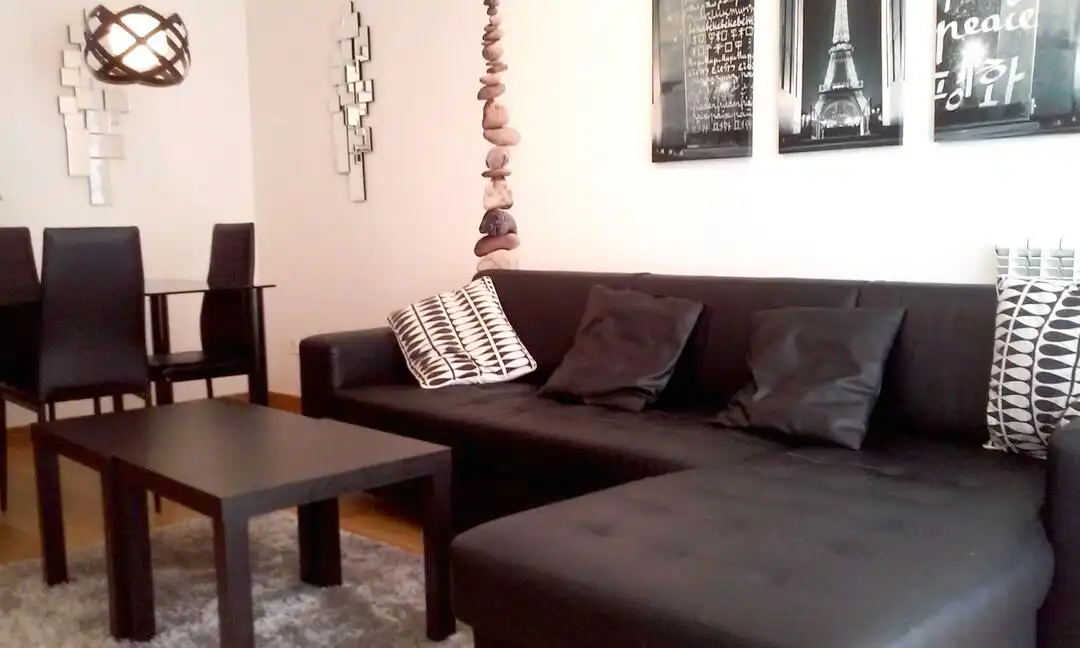 Sala de estar de Piso de alquiler en Galdakao con Aire acondicionado, Calefacción y Jardín privado