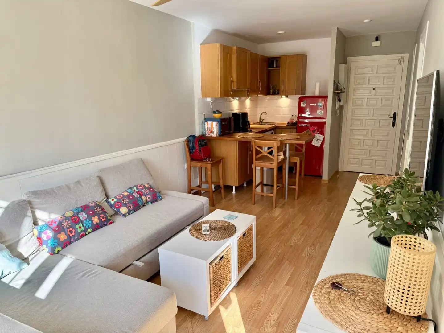 Wohnzimmer von Erdgeschoss zur Miete in San Javier mit Klimaanlage, Terrasse und Möbliert