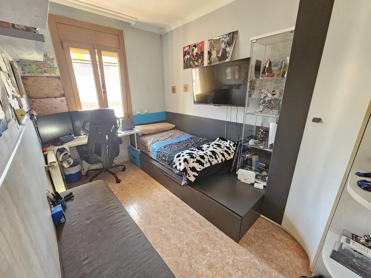 Schlafzimmer von Einfamilien-Reihenhaus zum Verkauf in Malgrat de Mar mit Klimaanlage, Heizung und Privatgarten