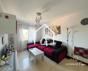 Living room of Flat for sale in L'Hospitalet de Llobregat  with Air Conditioner, Heating and Balcony