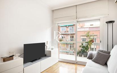 Living room of Attic for sale in  Barcelona Capital  with Air Conditioner, Heating and Terrace