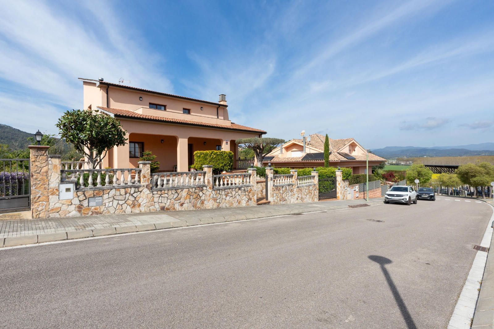 Vista exterior de Casa o chalet en venta en Fogars de la Selva con Aire acondicionado, Calefacción y Piscina