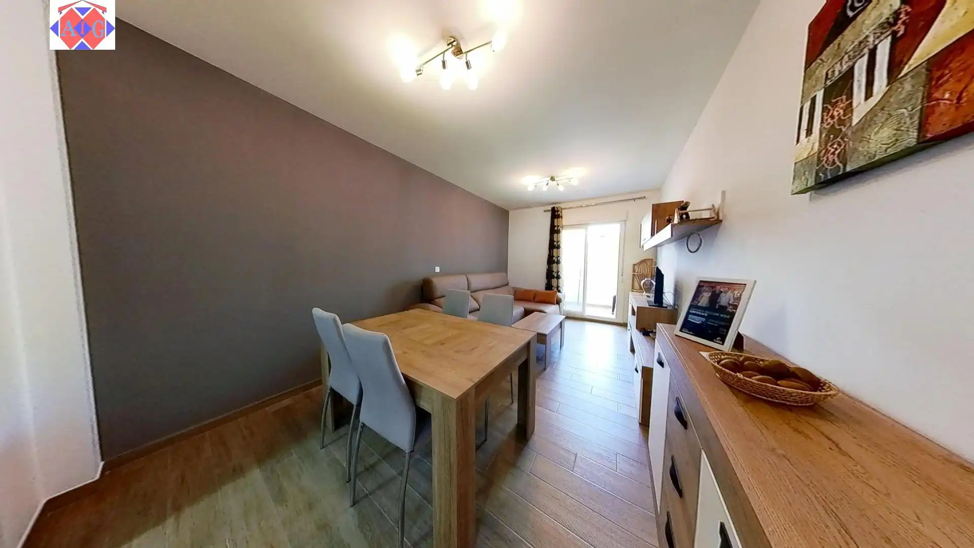 Sala de estar de Piso en venta en Gualchos con Aire acondicionado, Calefacción y Terraza