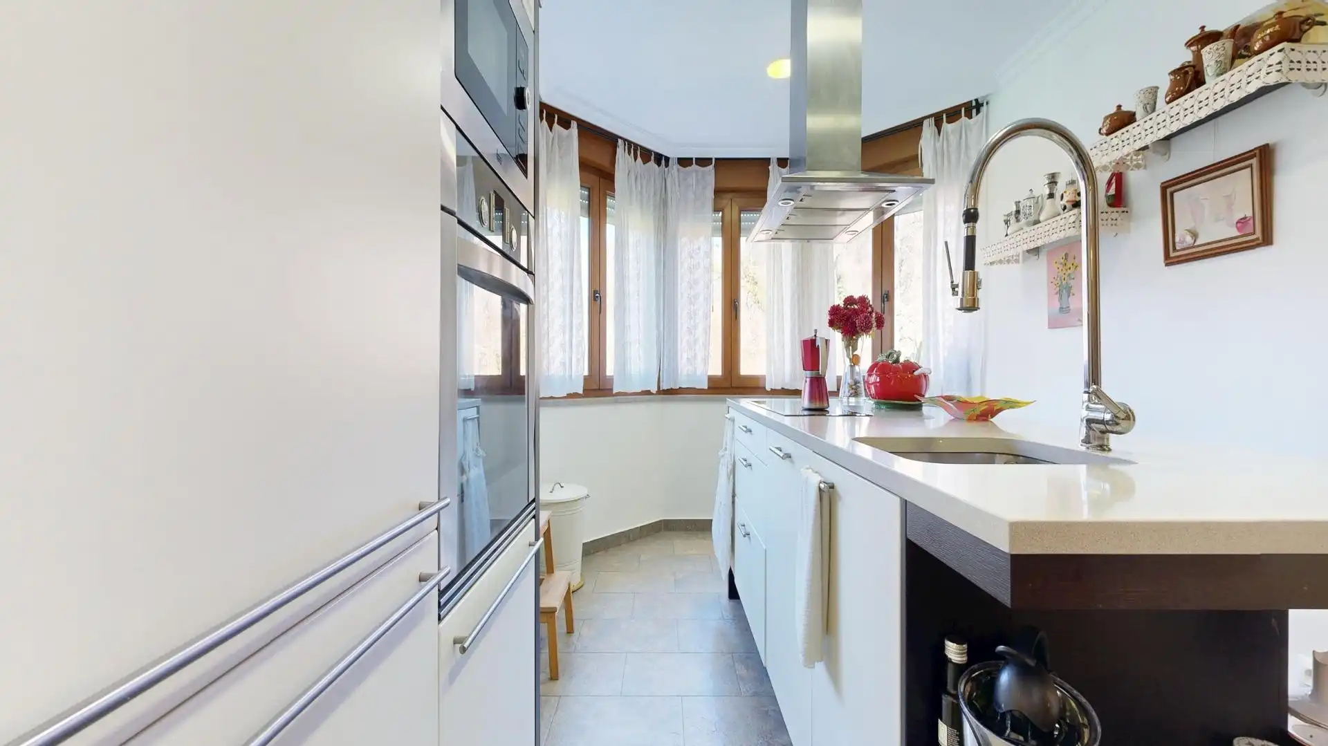 Cocina de Casa o chalet en venta en Saro con Calefacción, Jardín privado y Balcón