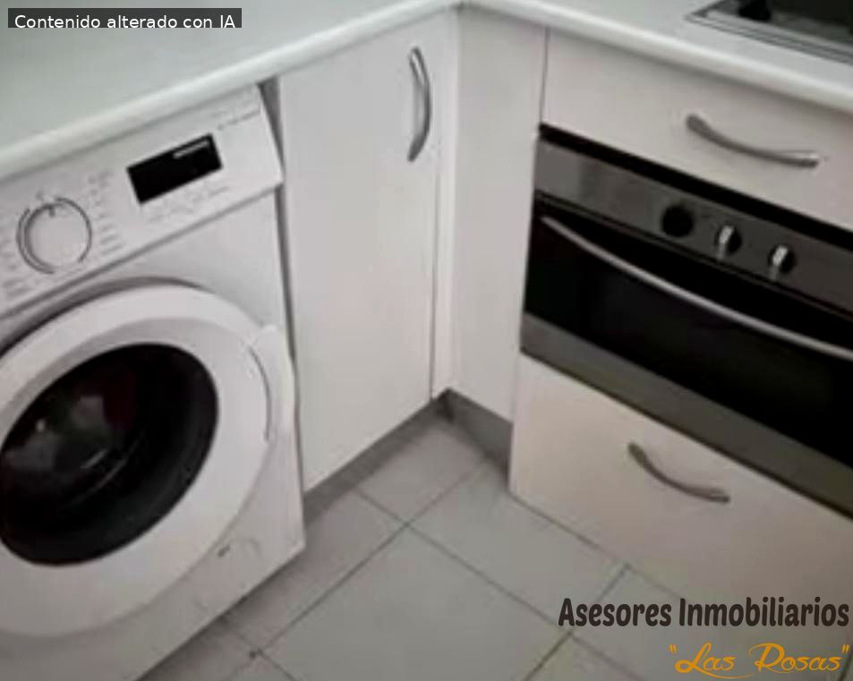 Kitchen of Apartment for sale in  Madrid Capital  with Air Conditioner, Heating and Parquet flooring