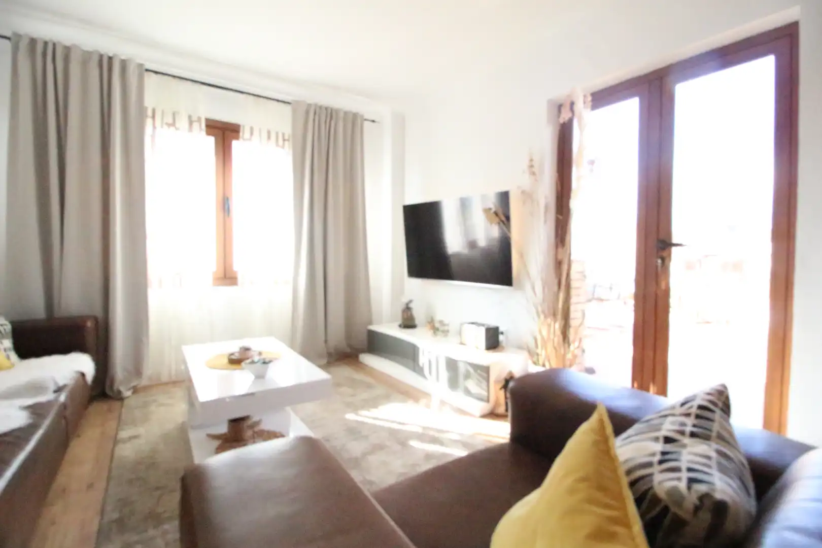 Wohnzimmer von Dachboden zum Verkauf in  Palma de Mallorca mit Klimaanlage, Heizung und Terrasse