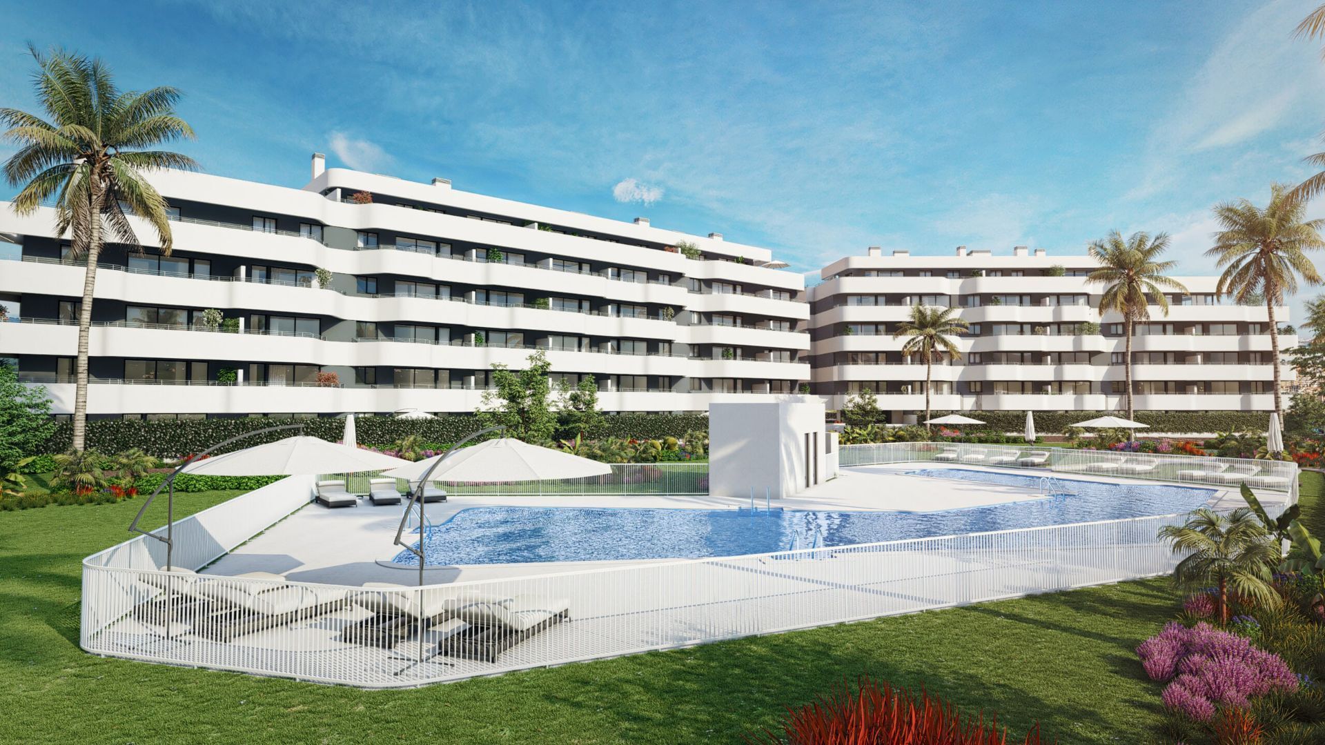 Vista exterior de Pis en venda en Torremolinos amb Aire condicionat, Calefacció i Jardí privat