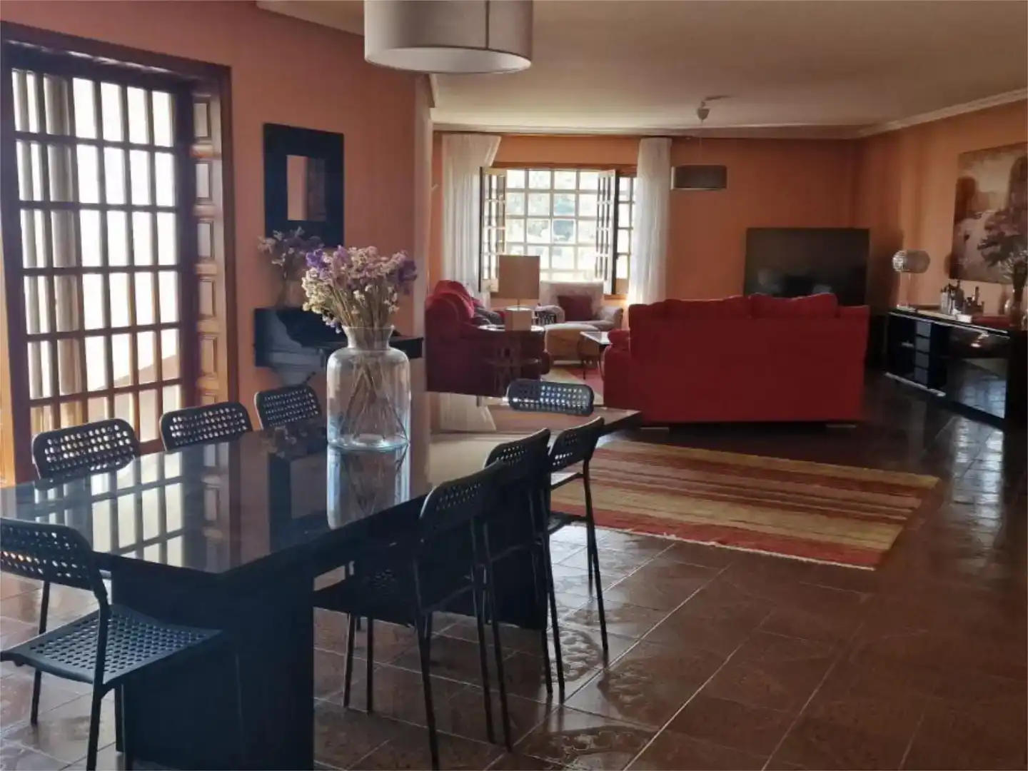 Comedor de Casa o chalet en venta en A Guarda   con Aire acondicionado, Jardín privado y Parquet