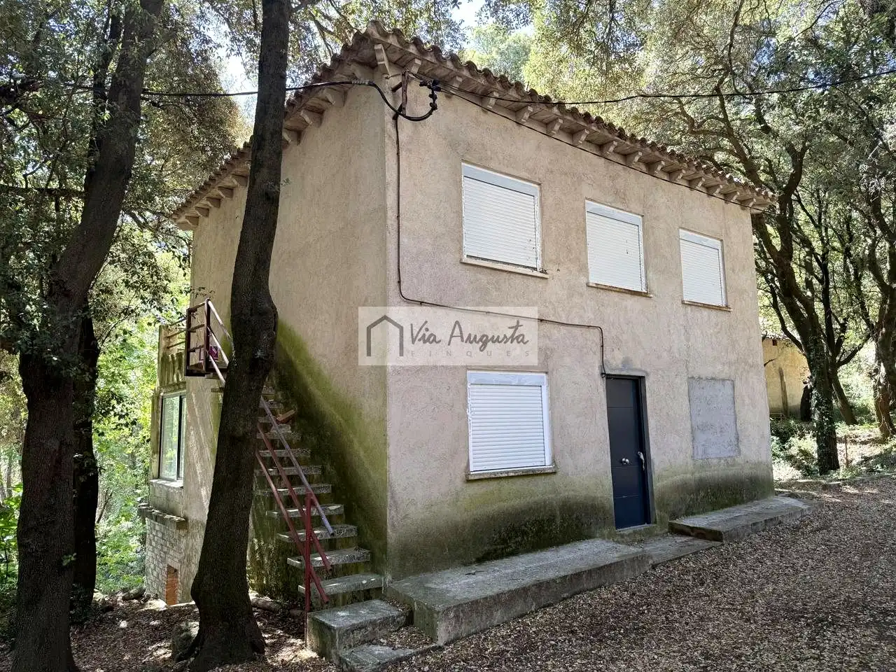 Vista exterior de Casa o xalet en venda en Alfara de Carles amb Jardí privat, Terrassa i Balcó