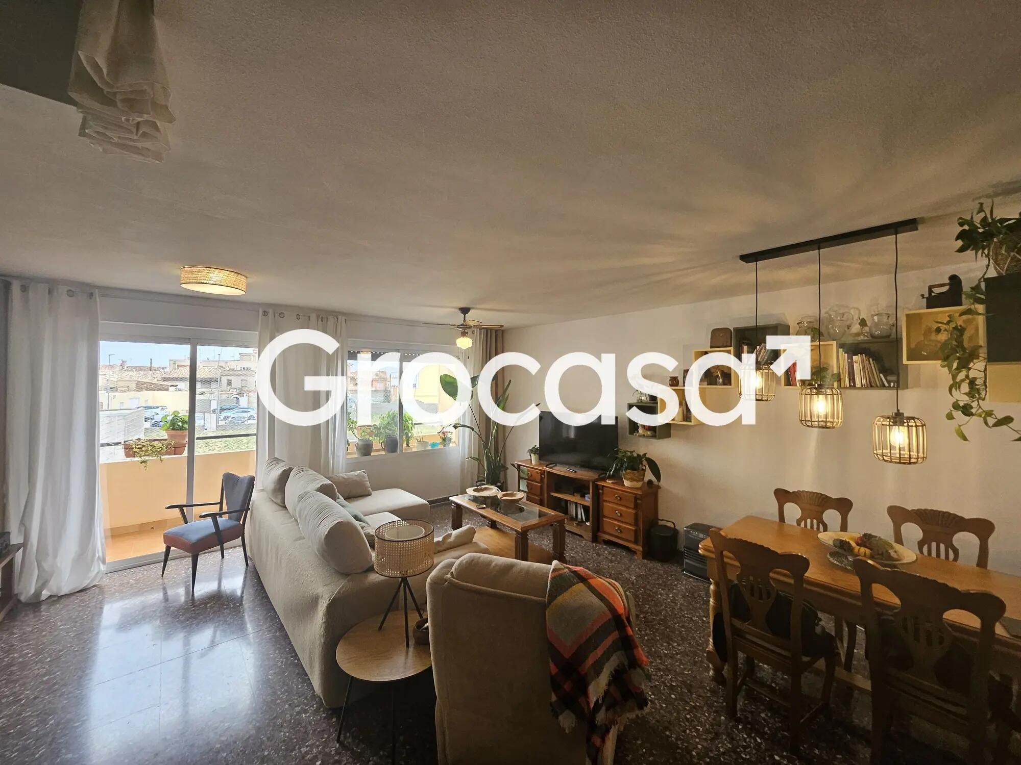 Sala d'estar de Casa adosada en venda en Benavites amb Aire condicionat, Calefacció i Balcó