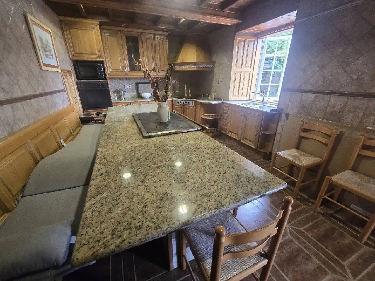 Küche von Haus oder Chalet zum Verkauf in O Saviñao  mit Heizung, Privatgarten und Terrasse