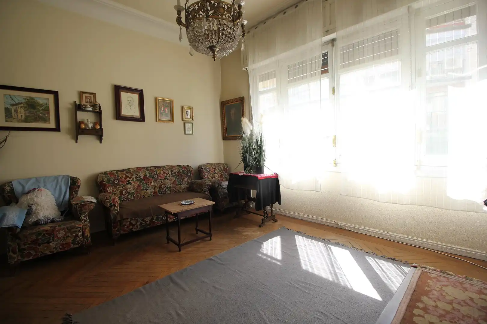 Sala de estar de Piso en venta en Madrid con Calefacción, Parquet y Trastero