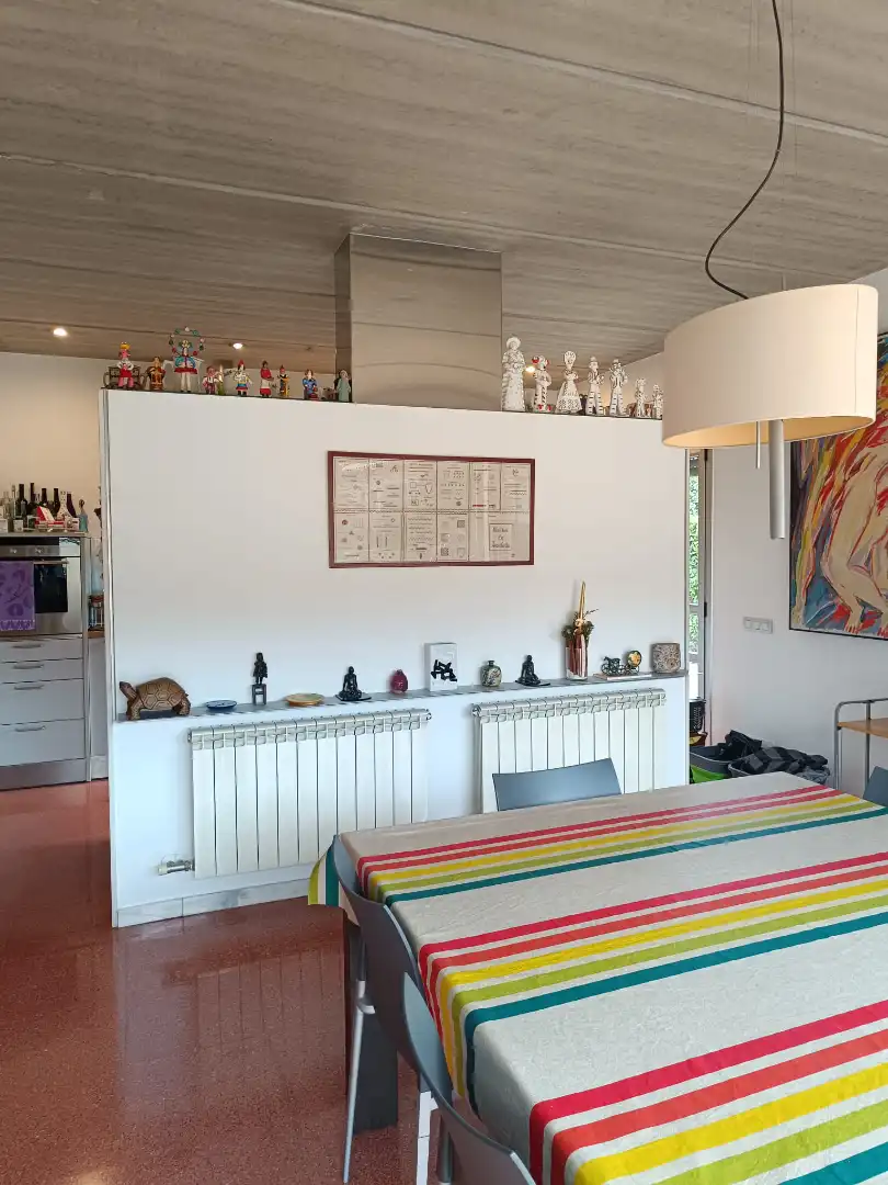 Dining room of Houses for sale in Sant Esteve de Palautordera  with Air Conditioner, Heating and Private garden