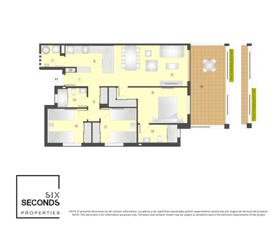 Apartament amb piscina en venda a San Juan de los Terreros, imagen 4