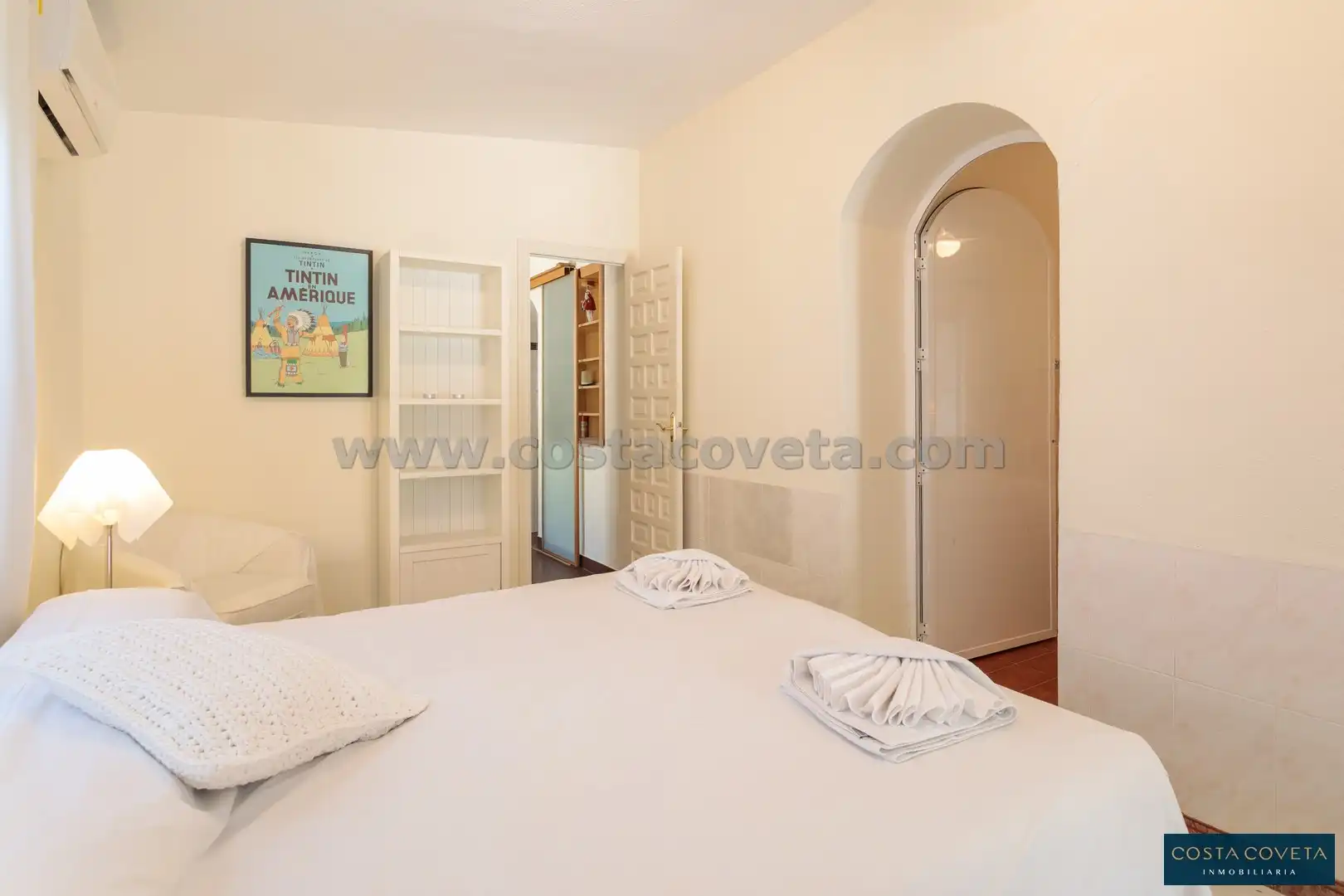 Bedroom of Houses for sale in El Campello  with Air Conditioner, Private garden and Terrace