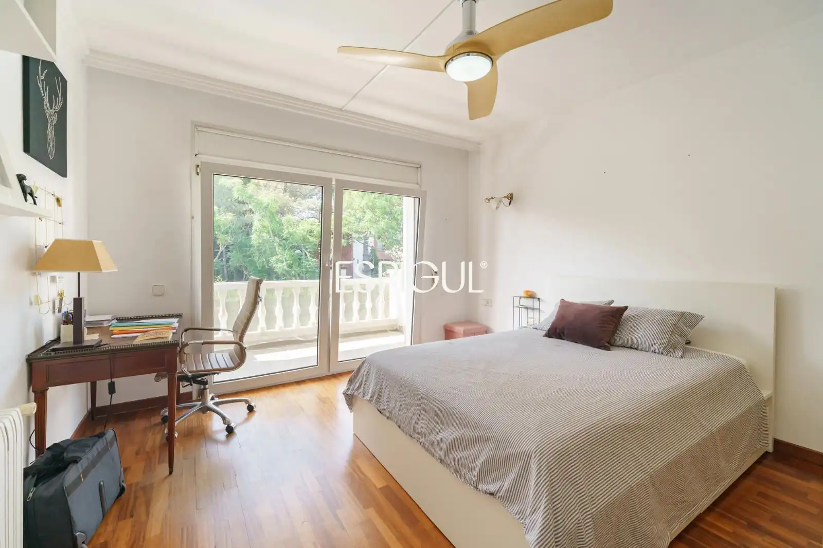 Bedroom of Houses for sale in Sant Cugat del Vallès  with Air Conditioner, Heating and Parquet flooring