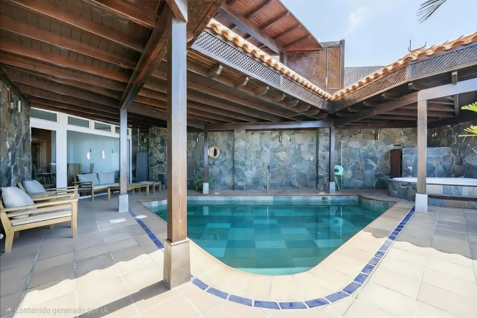 Piscina de Casa o chalet en venta en San Bartolomé de Tirajana con Aire acondicionado, Jardín privado y Terraza