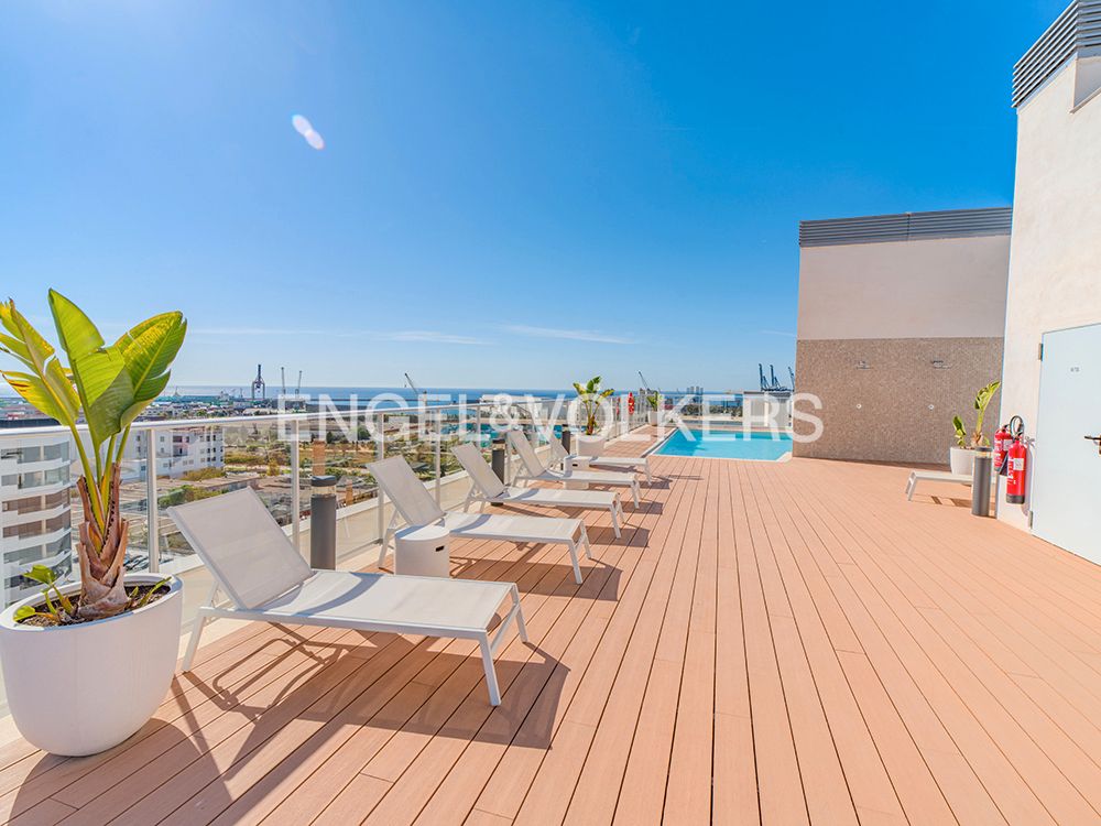 Terrace of Attic to rent in Alicante / Alacant  with Air Conditioner, Heating and Terrace