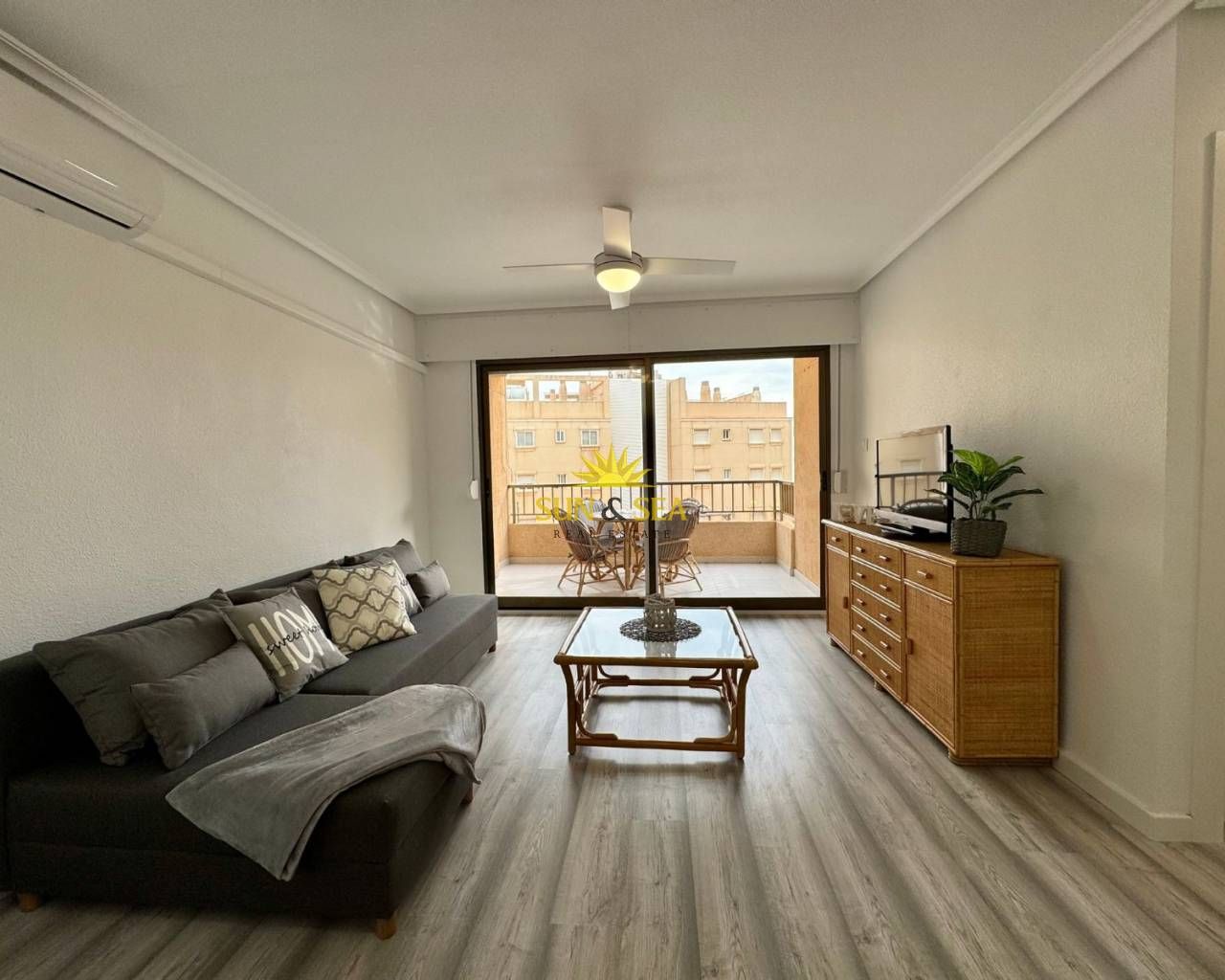 Living room of Apartment to rent in Guardamar del Segura  with Heating, Terrace and Swimming Pool