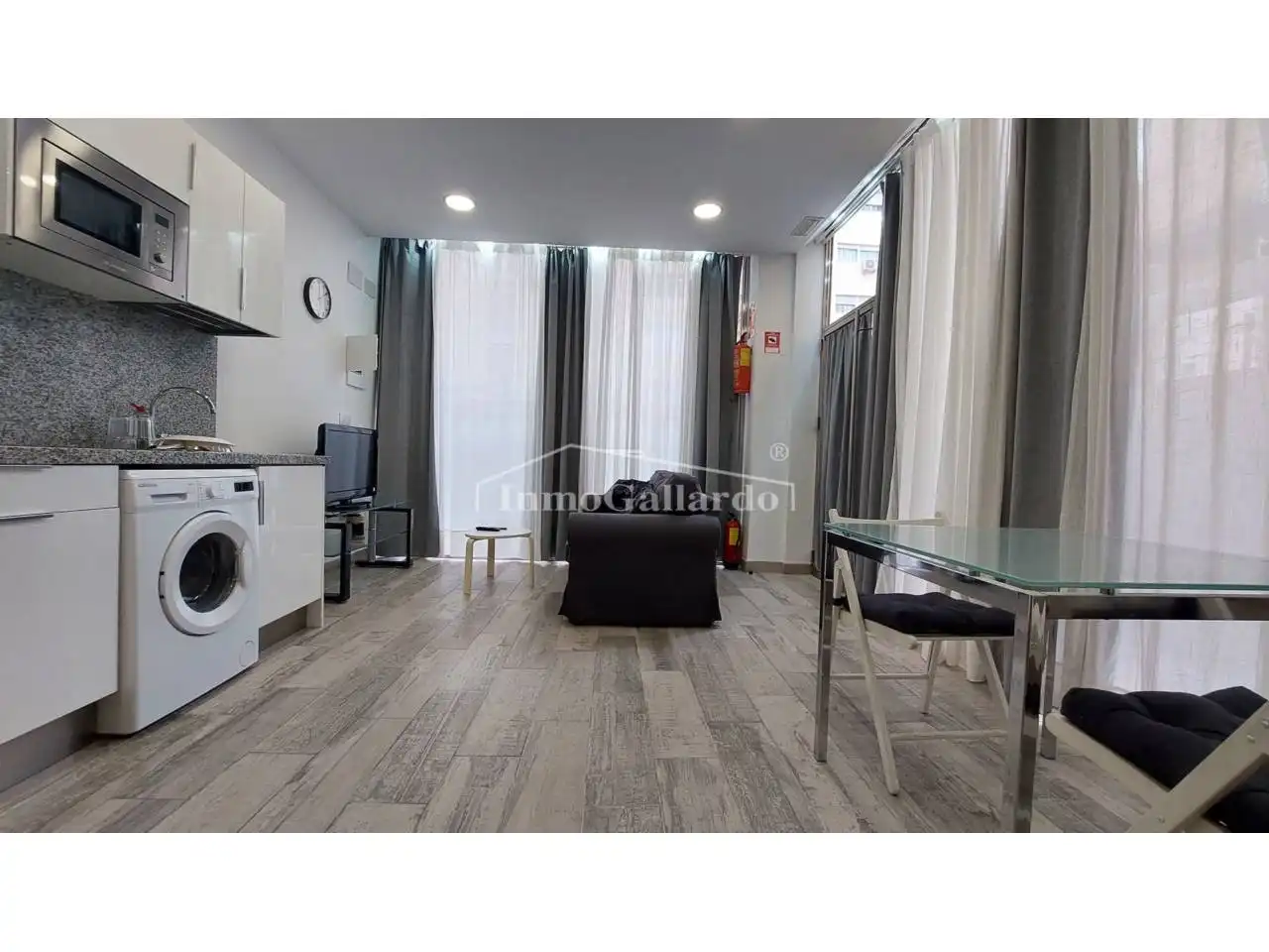 Sala de estar de Estudio en venta en Málaga con Aire acondicionado y Amueblado