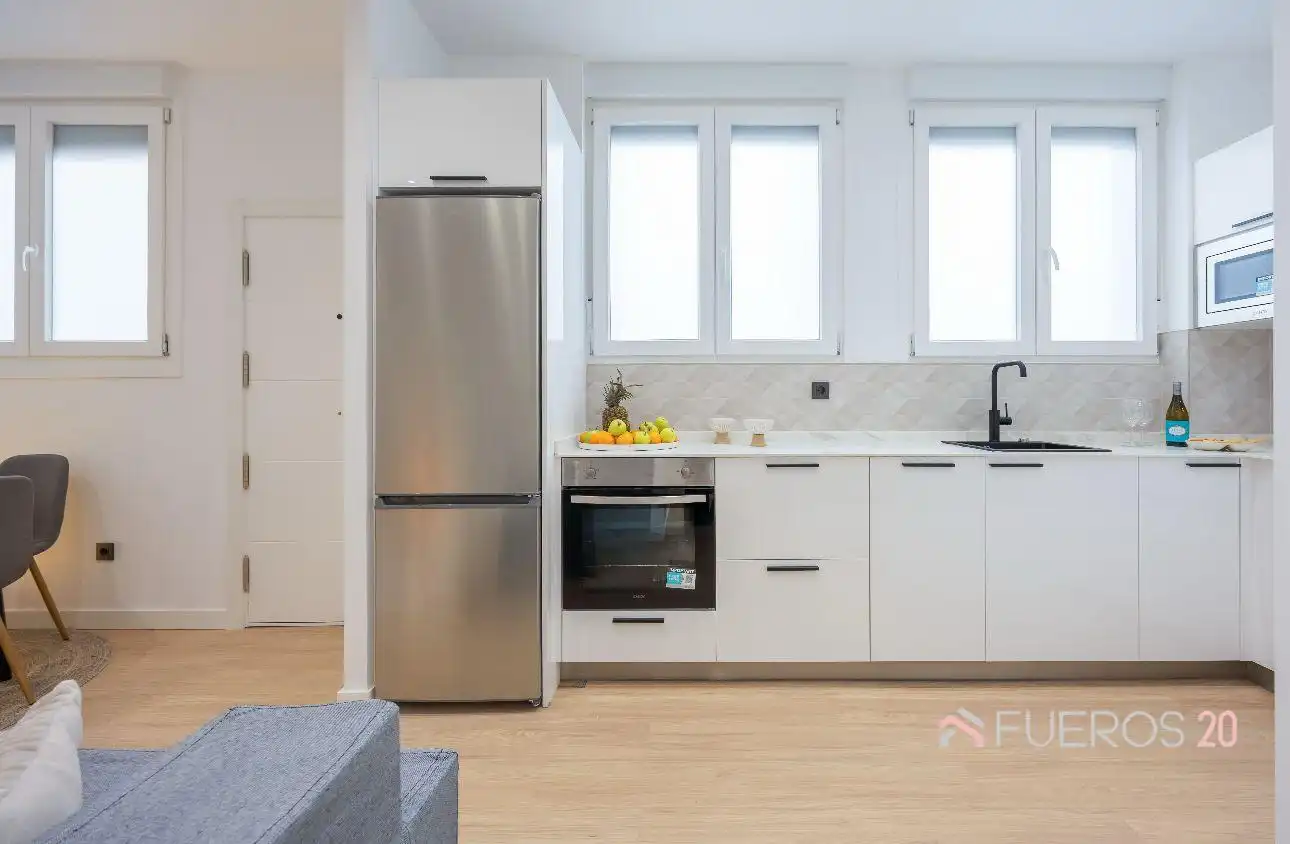 Cocina de Piso en venta en Getxo  con Calefacción y Amueblado