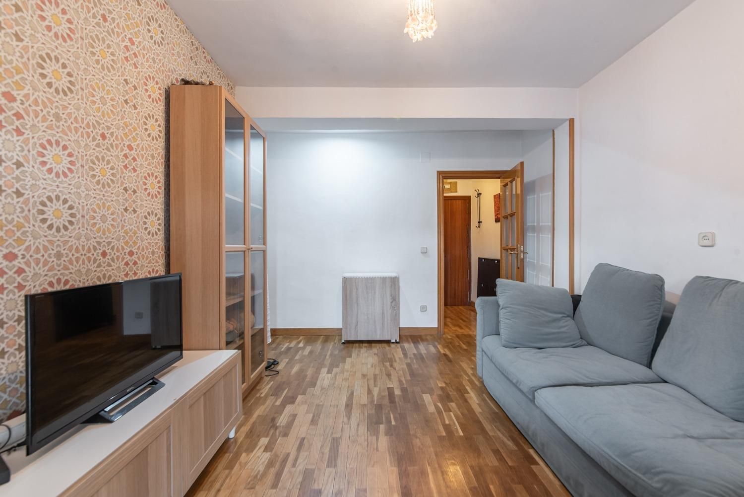 Living room of Flat to rent in  Madrid Capital  with Air Conditioner, Heating and Terrace