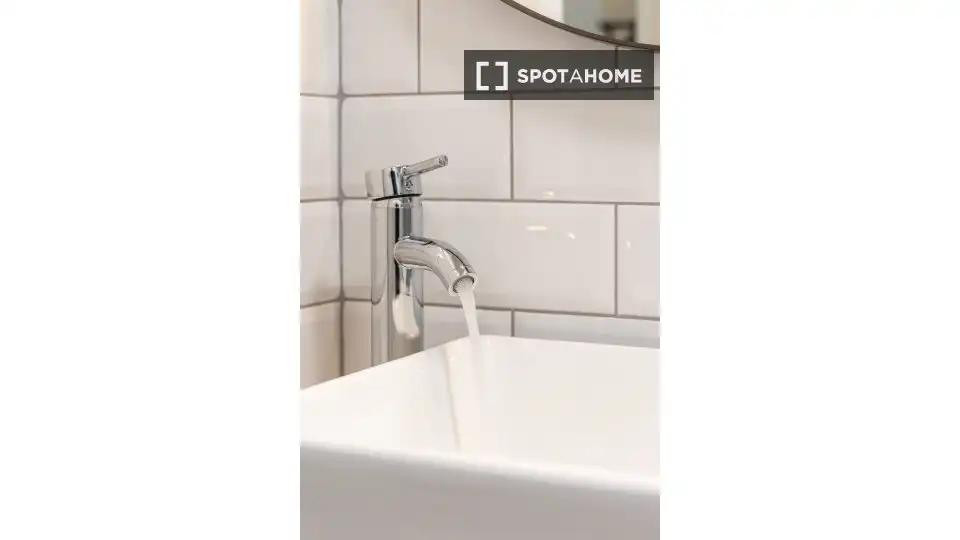 Bathroom of Study for share in Málaga  with Air Conditioner, Terrace and Furnished