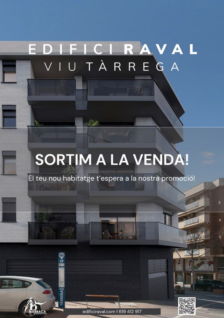 Vista exterior de Pis en venda en Tàrrega amb Aire condicionat, Calefacció i Terrassa