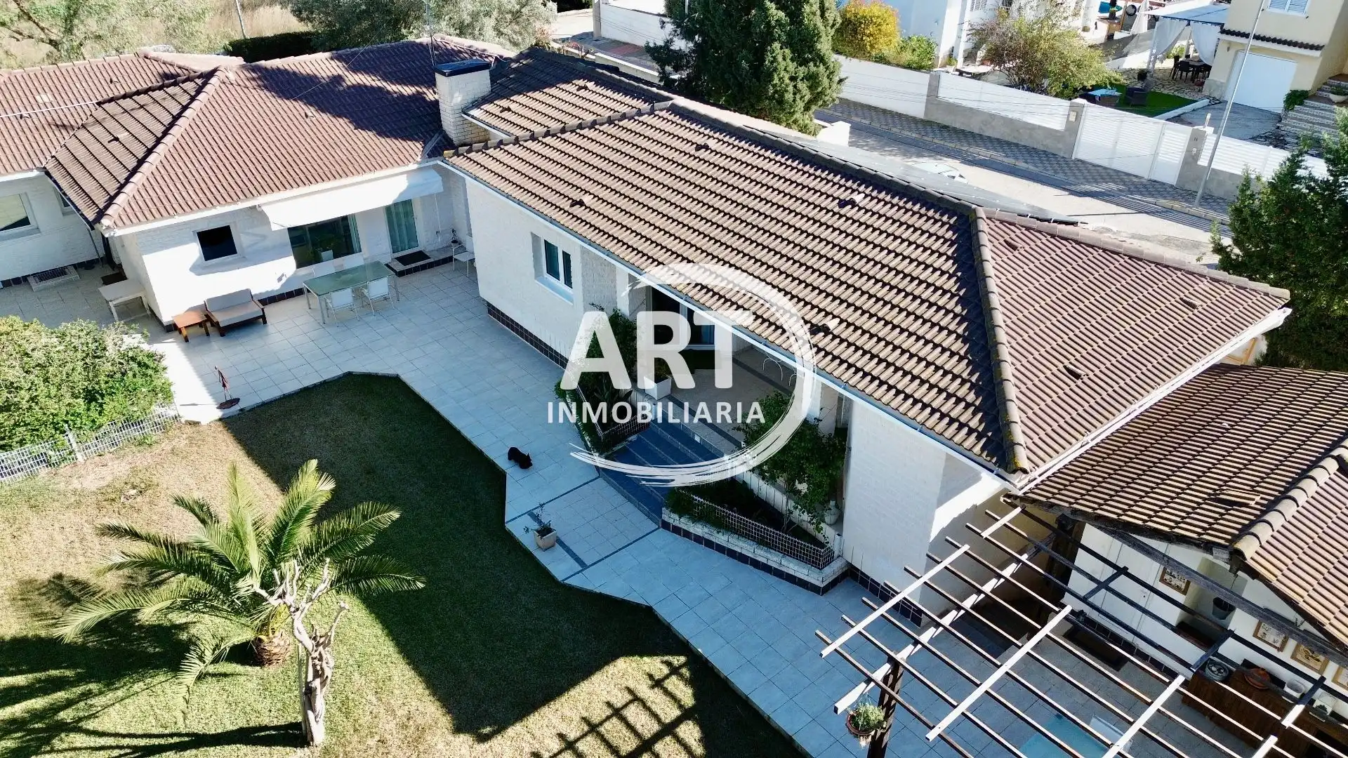 Jardín de Casa o chalet en venta en La Pobla de Vallbona con Aire acondicionado, Calefacción y Jardín privado
