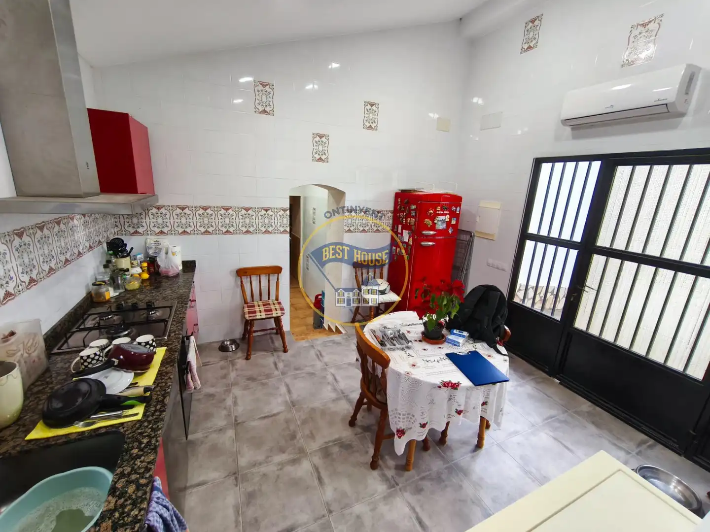 Cuina de Casa o xalet en venda en Aielo de Malferit amb Aire condicionat