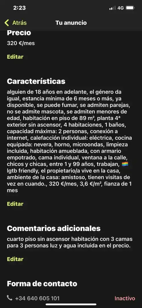 Aparcament de Pis de lloguer en Miralvalle - Av. Virgen del Puerto - La Data 