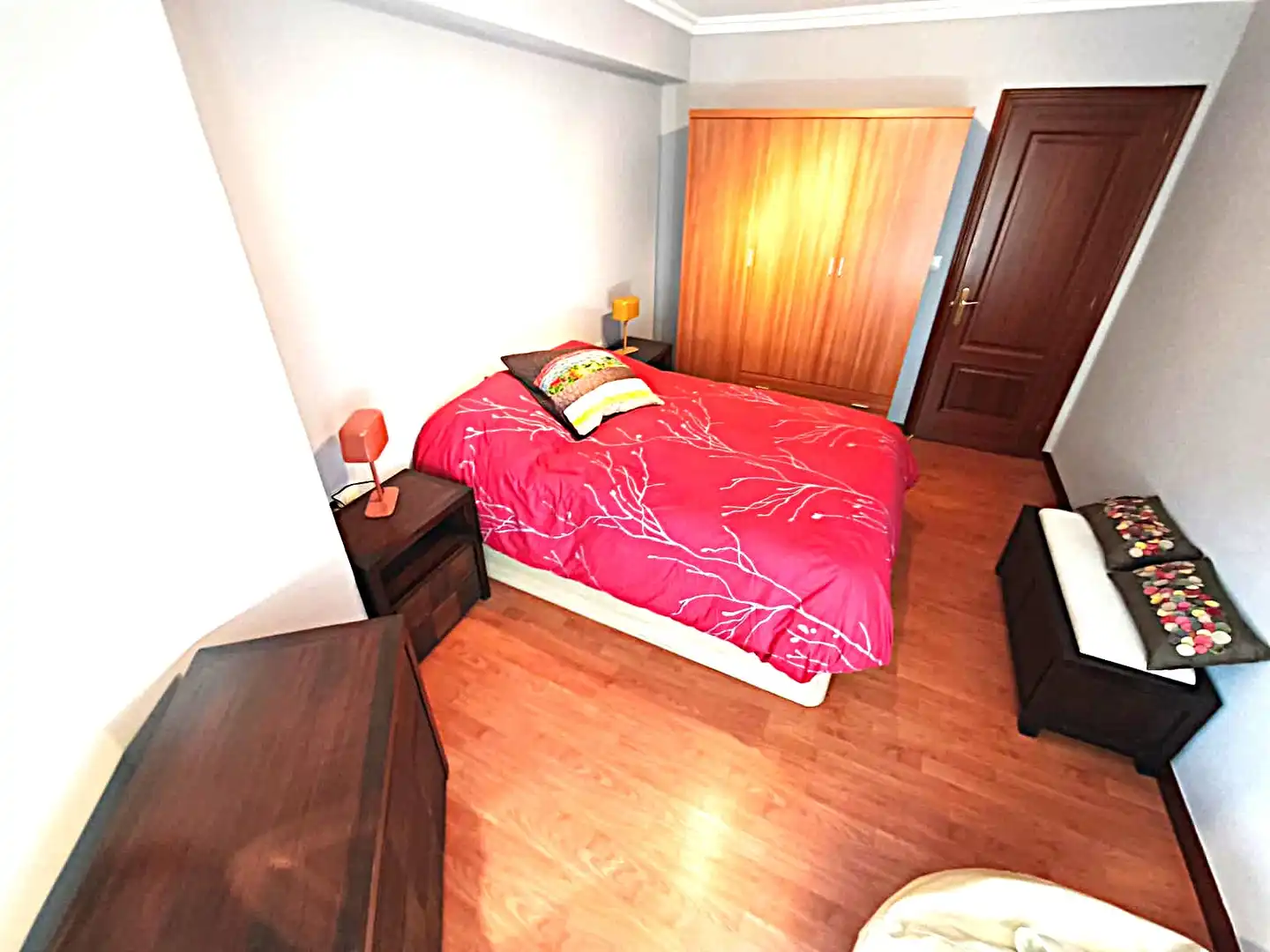 Bedroom of Flat for rent in Vigo   with Parquet flooring and Furnished