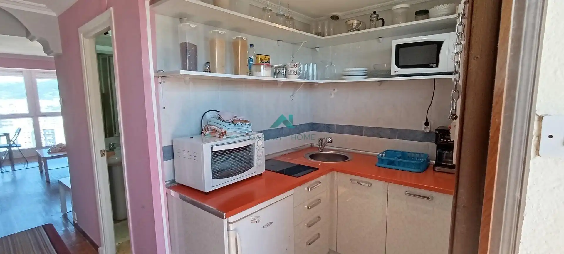 Kitchen of Study for rent in Laredo  with Private garden and Furnished