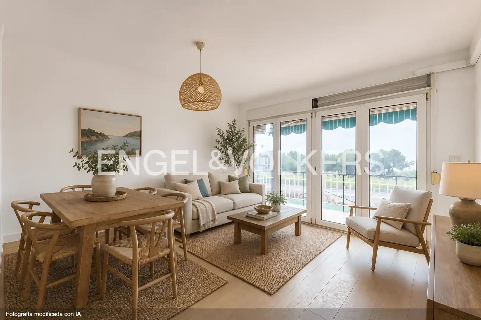 Living room of Attic for sale in Castelldefels  with Air Conditioner, Heating and Parquet flooring